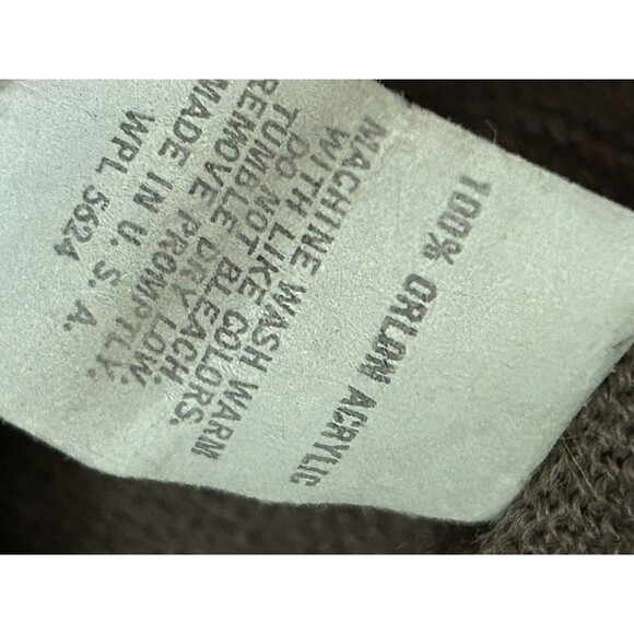 Vintage Steeplechase Cardigan Sweater Men's Size Medium Brown Grandpa Classic - Picture 8 of 8